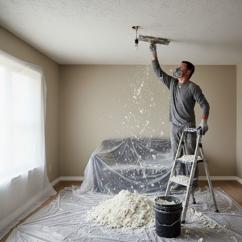 Popcorn Ceiling Removal